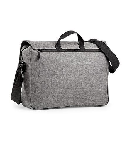 BagBase Two Tone Digital Messenger Grey Marl Messenger Bags BG218 GYM ONE