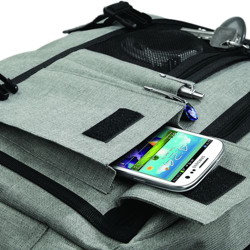 BagBase Two Tone Digital Messenger Grey Marl Messenger Bags BG218 GYM ONE