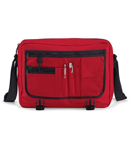 BagBase Messenger Bag Classic Red Messenger Bags BG21 CSR ONE