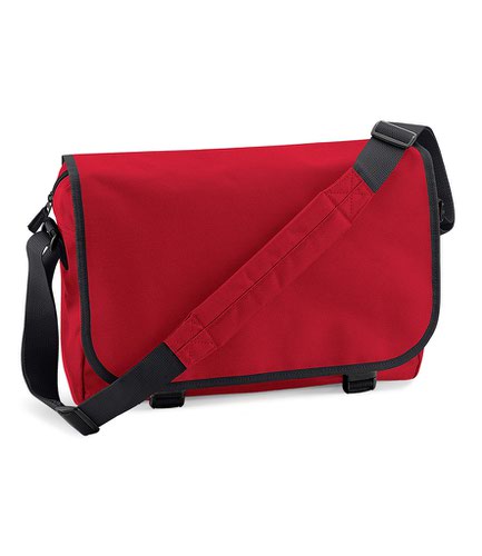 BagBase Messenger Bag Classic Red