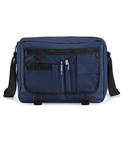 BagBase Messenger Bag French Navy Messenger Bags BG21 FNA ONE