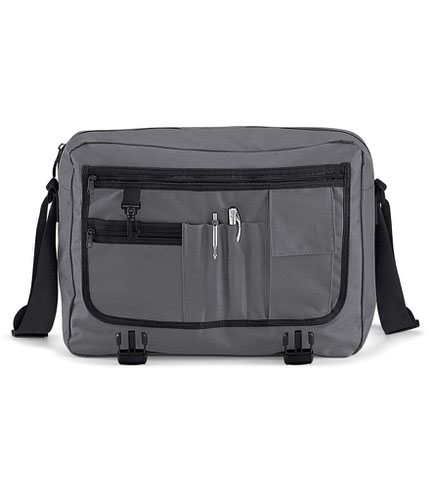 BagBase Messenger Bag Graphite Grey Messenger Bags BG21 GPH ONE