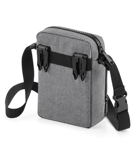 BagBase Modulr™ 1L Multipocket Grey Marl Accessory Bags & Pouches BG241 GYM ONE