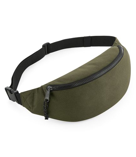 BagBase Recycled Belt Bag Military Green