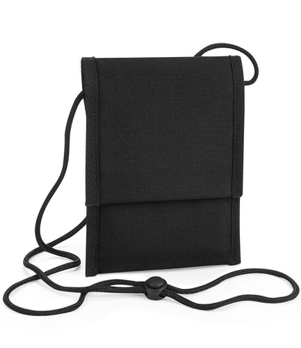 BagBase Recycled Cross Body Pouch Black