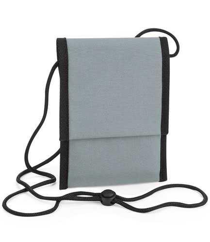 BagBase Recycled Cross Body Pouch Pure Grey