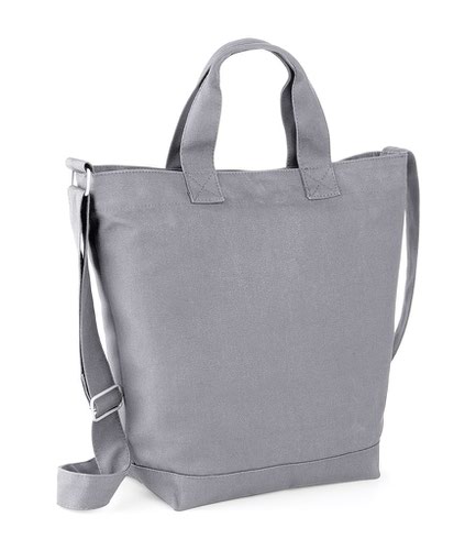 BagBase Canvas Day Bag Light Grey