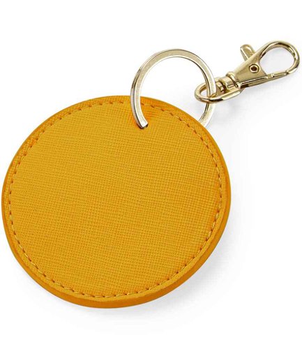 BagBase Boutique Circular Key Clip Mustard