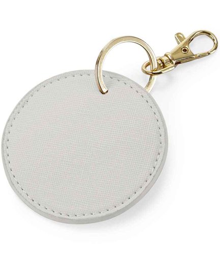 BagBase Boutique Circular Key Clip Soft Grey