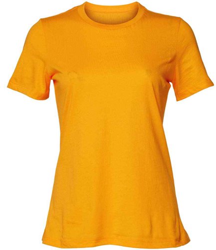 Bella Ladies Relaxed Jersey T-Shirt Gold L