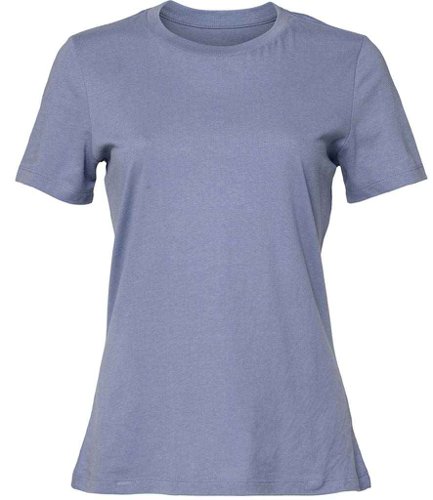 Bella Ladies Relaxed Jersey T-Shirt Lavender Blue L