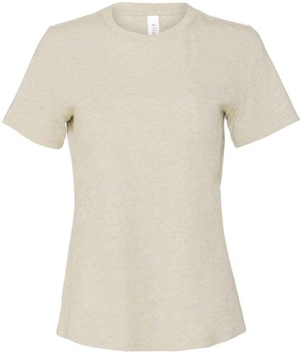 Bella Ladies Relaxed CVC T-Shirt Heather Natural L