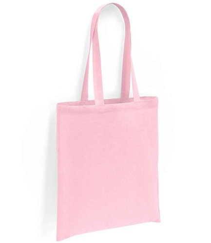 Brand Lab Cotton Long Handle Shopper Light Pink