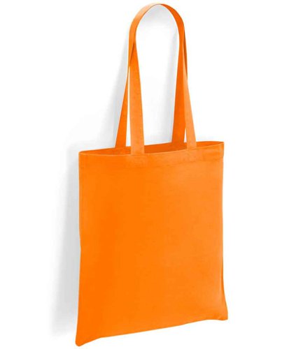 Brand Lab Cotton Long Handle Shopper Orange