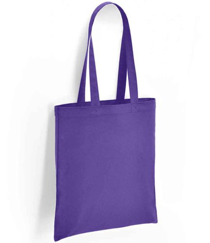 Brand Lab Cotton Long Handle Shopper Purple