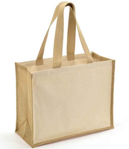 Brand Lab Jute and Canvas Shopper Natural/Natural
