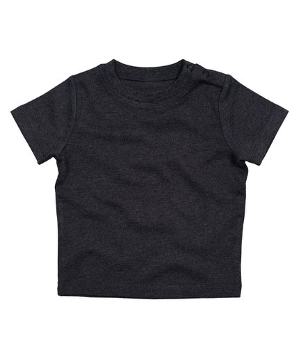 BabyBugz Baby T-Shirt Charcoal Melange 0-3