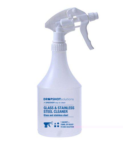 Dropshot Trigger Spray Bottle for Glass and Stainless Steel Cleaner