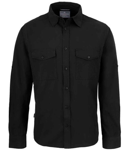 Craghoppers Expert Kiwi Long Sleeve Shirt Black 3XL
