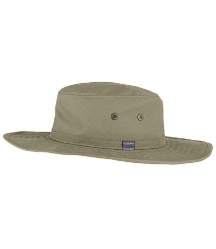 Craghoppers Expert Kiwi Ranger Hat Pebble S/M Headwear CR601 PEB S/M