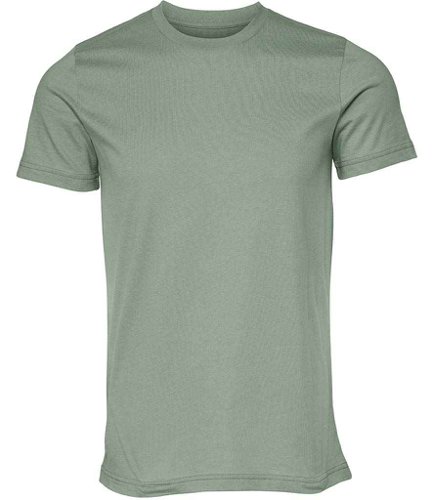 Canvas Unisex Crew Neck T-Shirt Sage Green L