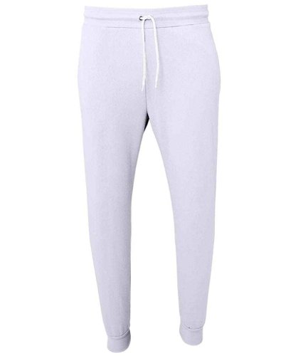 Canvas Unisex Jogger Sweatpants White L