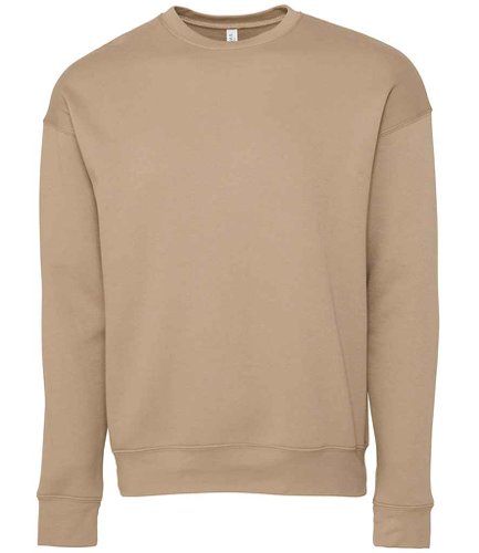 Canvas Unisex Sponge Fleece Drop Shoulder Sweatshirt Tan XS Fleeces, Sweatshirts & Jumpers CV3945 TAN XS