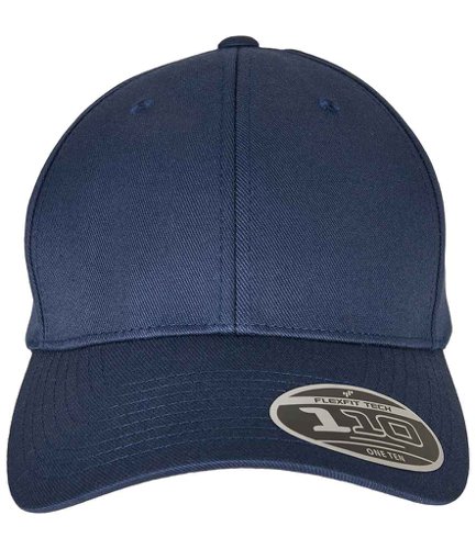 Flexfit 110 Curved Visor Snapback Cap Navy