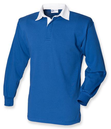 Front Row Classic Rugby Shirt Royal Blue/White 3XL