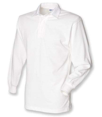 Front Row Classic Rugby Shirt White/White 3XL