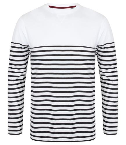 Front Row Long Sleeve Breton Striped T-Shirt