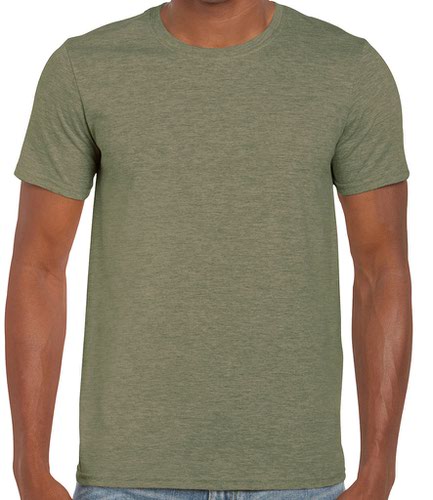 Gildan SoftStyle® Ringspun T-Shirt Heather Military Green L