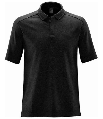 Stormtech Endurance HD Polo Shirt Black/Dolphin L