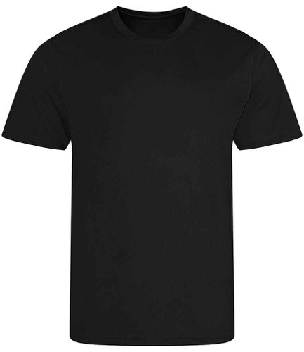 AWDis Cool Recycled T-Shirt Jet Black 3XL