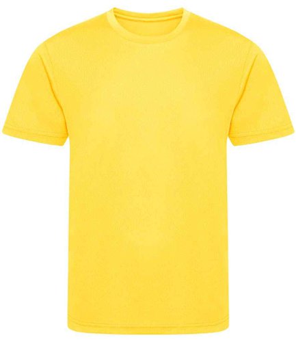 AWDis Kids Cool Recycled T-Shirt Sun Yellow 12-13