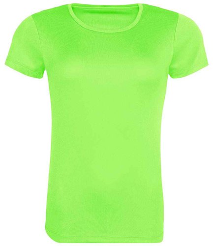 AWDis Ladies Cool Recycled T-Shirt Electric Green L
