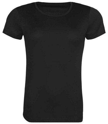 AWDis Ladies Cool Recycled T-Shirt Jet Black L