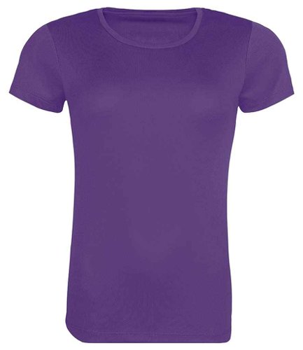 AWDis Ladies Cool Recycled T-Shirt Purple L Polo Shirts and T-Shirts JC205 PUR L
