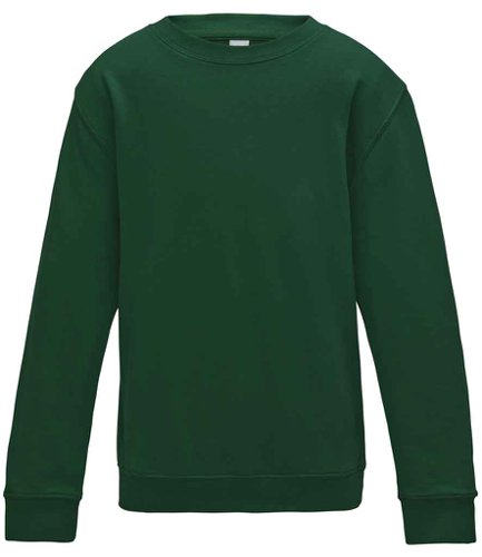 AWDis Kids Sweatshirt Bottle Green 1-2