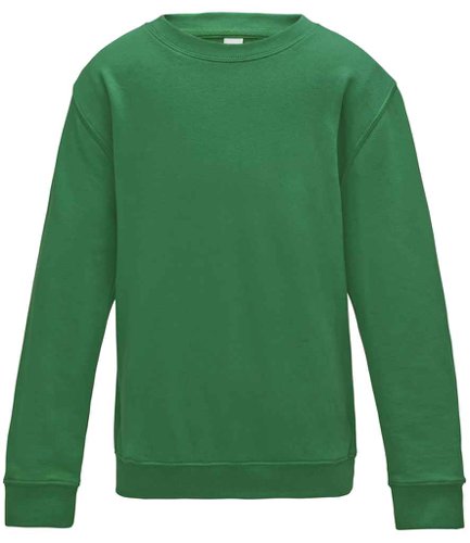 AWDis Kids Sweatshirt Kelly Green 1-2
