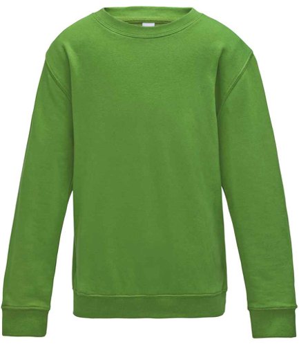 AWDis Kids Sweatshirt Lime Green 1-2