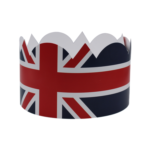 Platinum Jubilee Union Jack Crowns Pack of 30