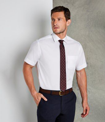 Kustom Kit Premium Short Sleeve Classic Fit Non-Iron Shirt