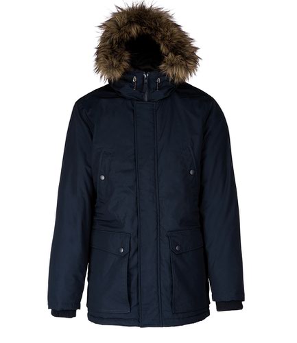 Kariban Winter Parka Jacket Navy XL