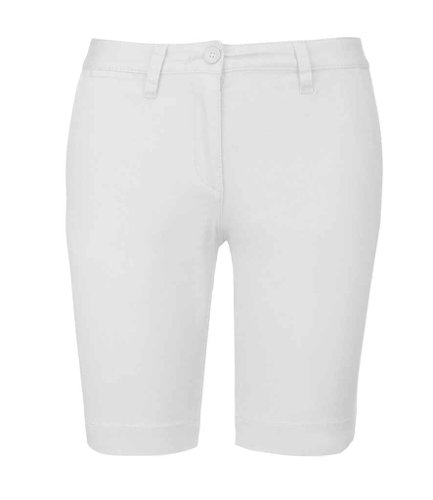 Kariban Ladies Chino Bermuda Shorts White 10=36