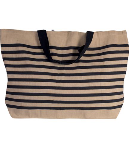 Kimood Large Juco Bag Natural/Navy