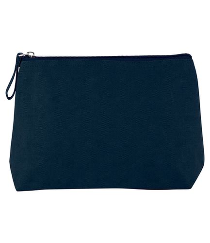 Kimood Cotton Canvas Toiletry Bag Midnight Blue