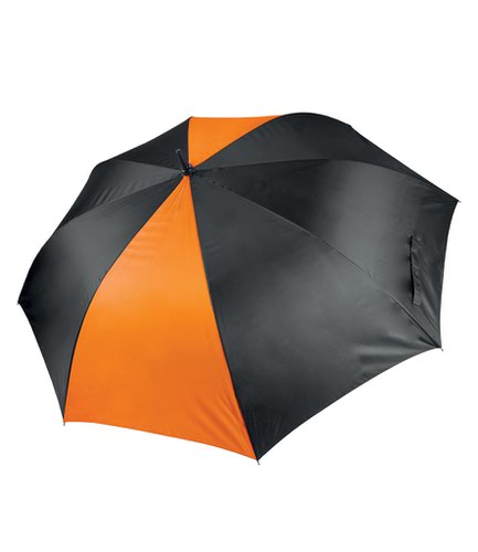 Kimood Large Golf Umbrella Black/Orange