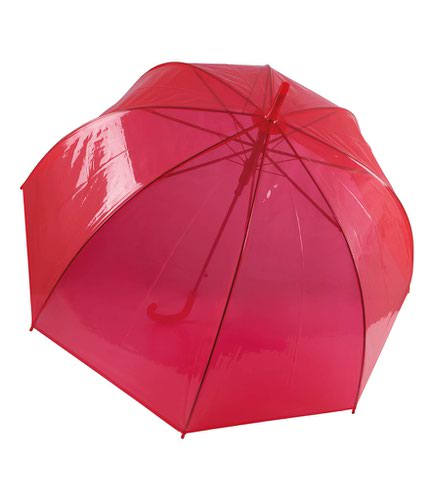 Kimood Transparent Umbrella Red