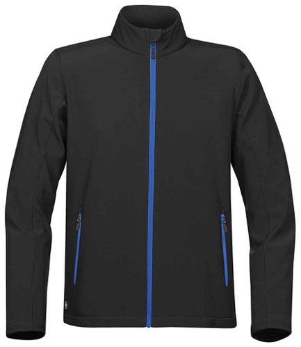 Stormtech Orbiter Soft Shell Jacket Black/Azure L